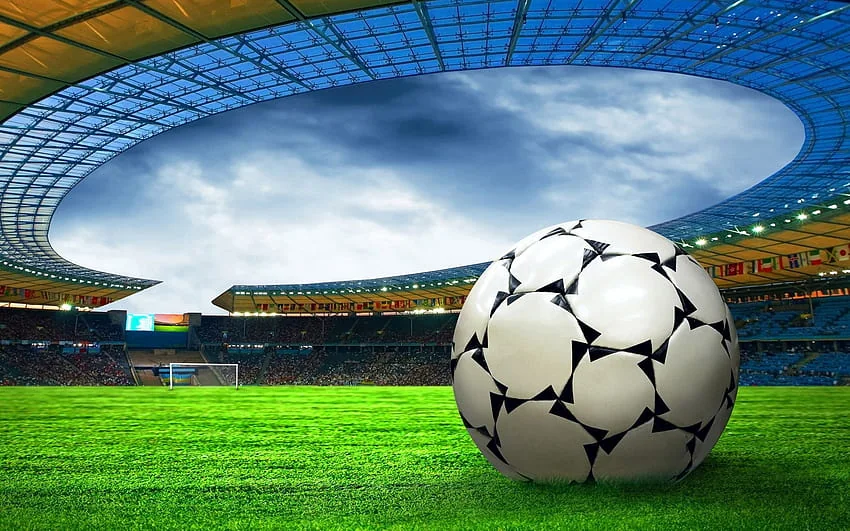 Pertandingan olahraga dengan pemain dan penonton